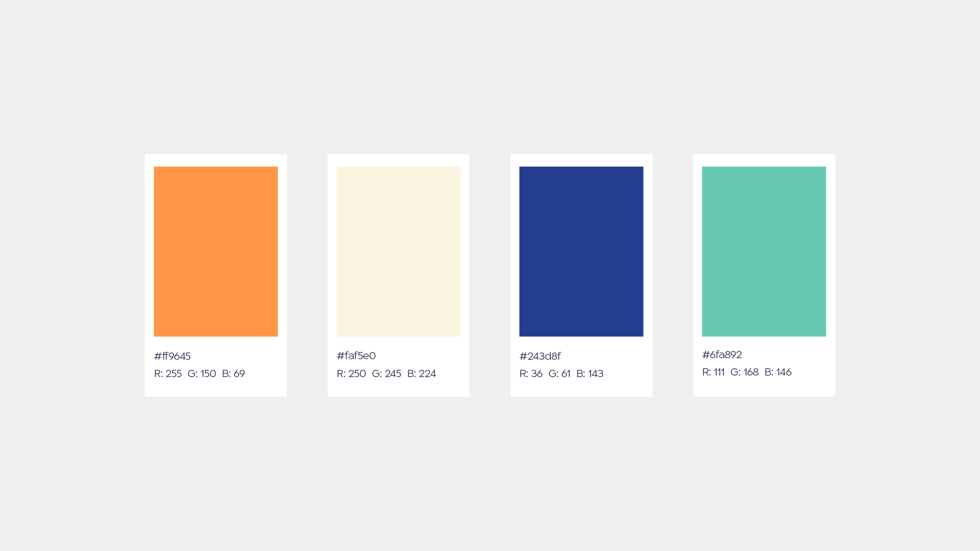 Holmim color palette